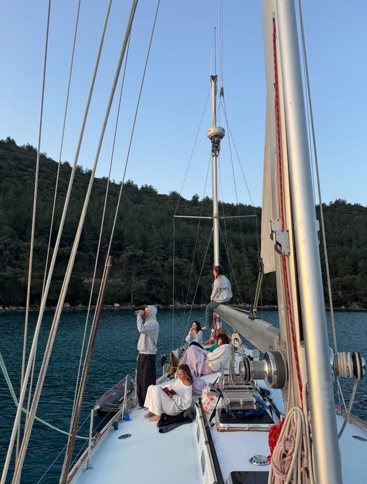 Закат на море